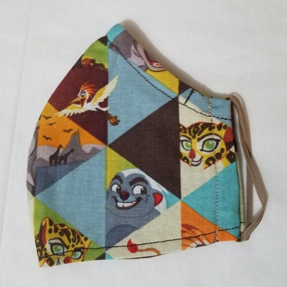 Lot of 3 Kids Face Mask with Nose Wire and Filter Pocket - Picture 8 of 14